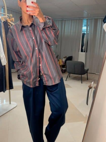 Adjustable Drawstring Statement Shirt - afroda