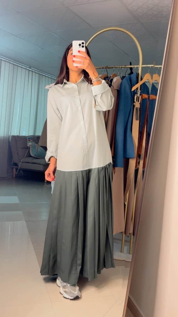 Ice Belgian Cotton Shirt Dress - afroda