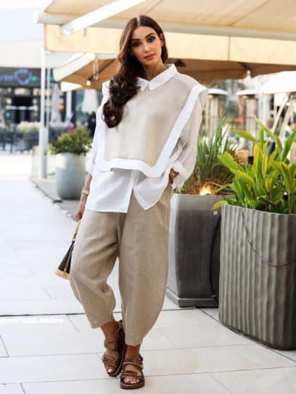 Organic Linen Co - ord Set - afroda