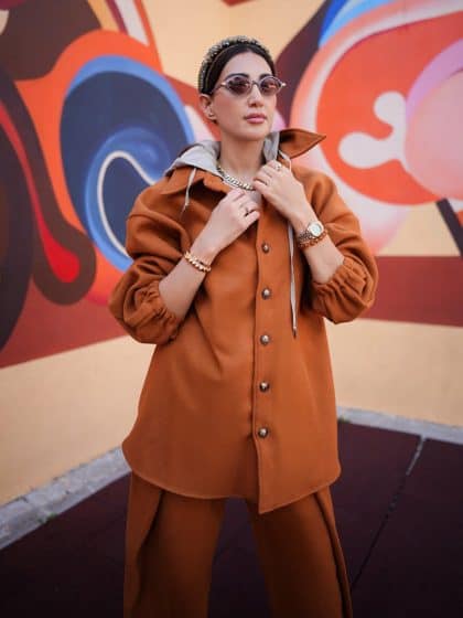 Oversized Button - Down Set - afroda