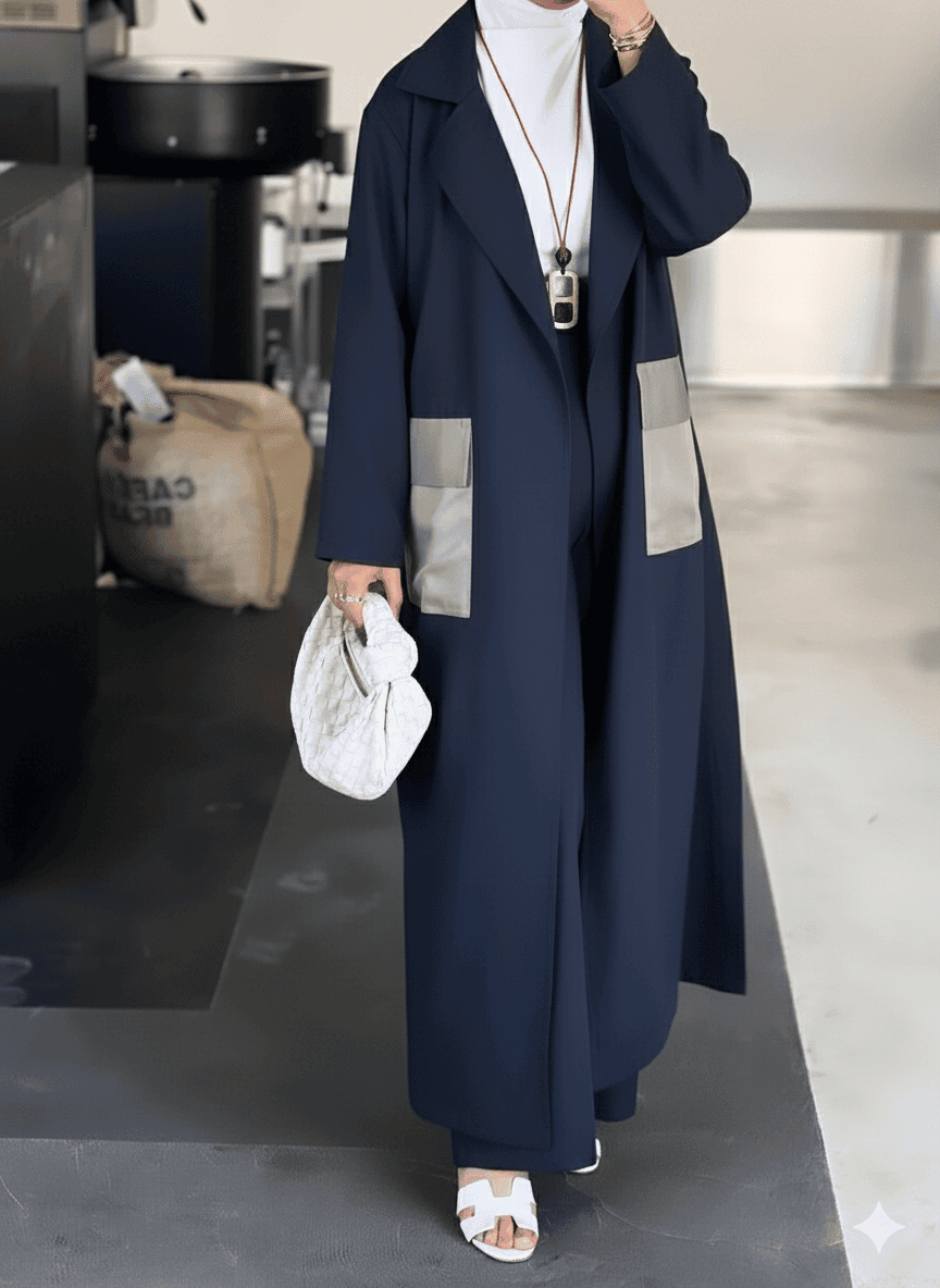 Soft Linen Tailored Set - afroda