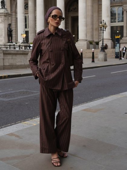 Structured Cotton Suit - afroda