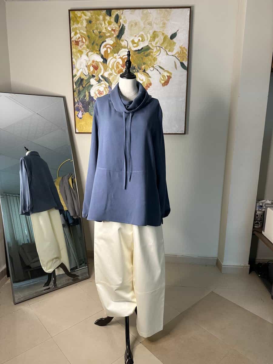 Sunshine – Modern Tunic & Wide - Leg Pants Set - afroda