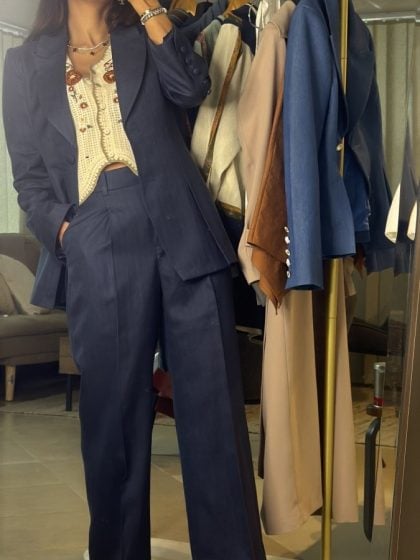 Tailored Pantsuit Set - afroda