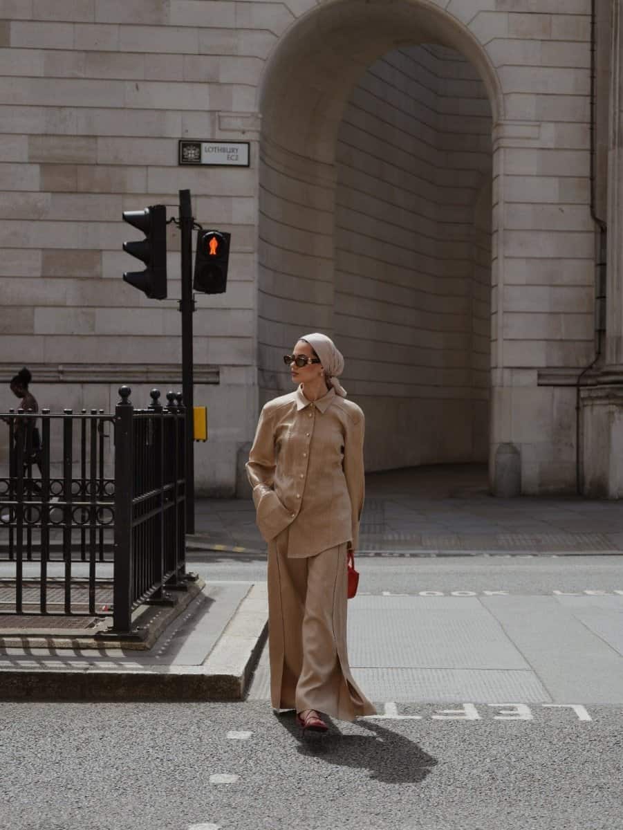 tailored-satin-set-sculpted-shirt-slit-pants-3399945 Tailored Satin Set – Sculpted Shirt & Slit Pants - afroda