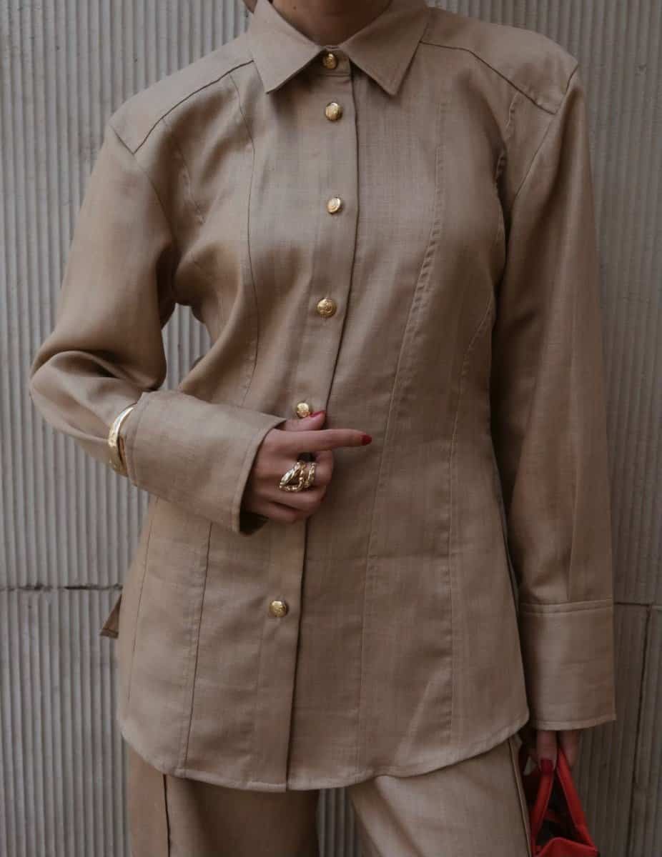 tailored-satin-set-sculpted-shirt-slit-pants-7876013 Tailored Satin Set – Sculpted Shirt & Slit Pants - afroda